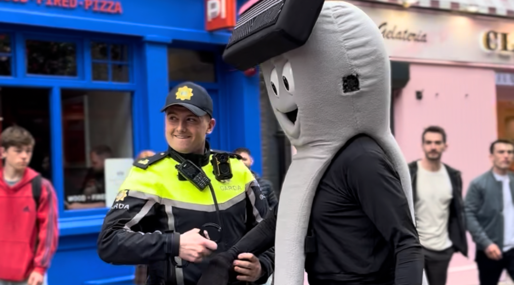 The Smoothest Criminal Hits Dublin – Irish Dancing, Giveaways & Gardaí