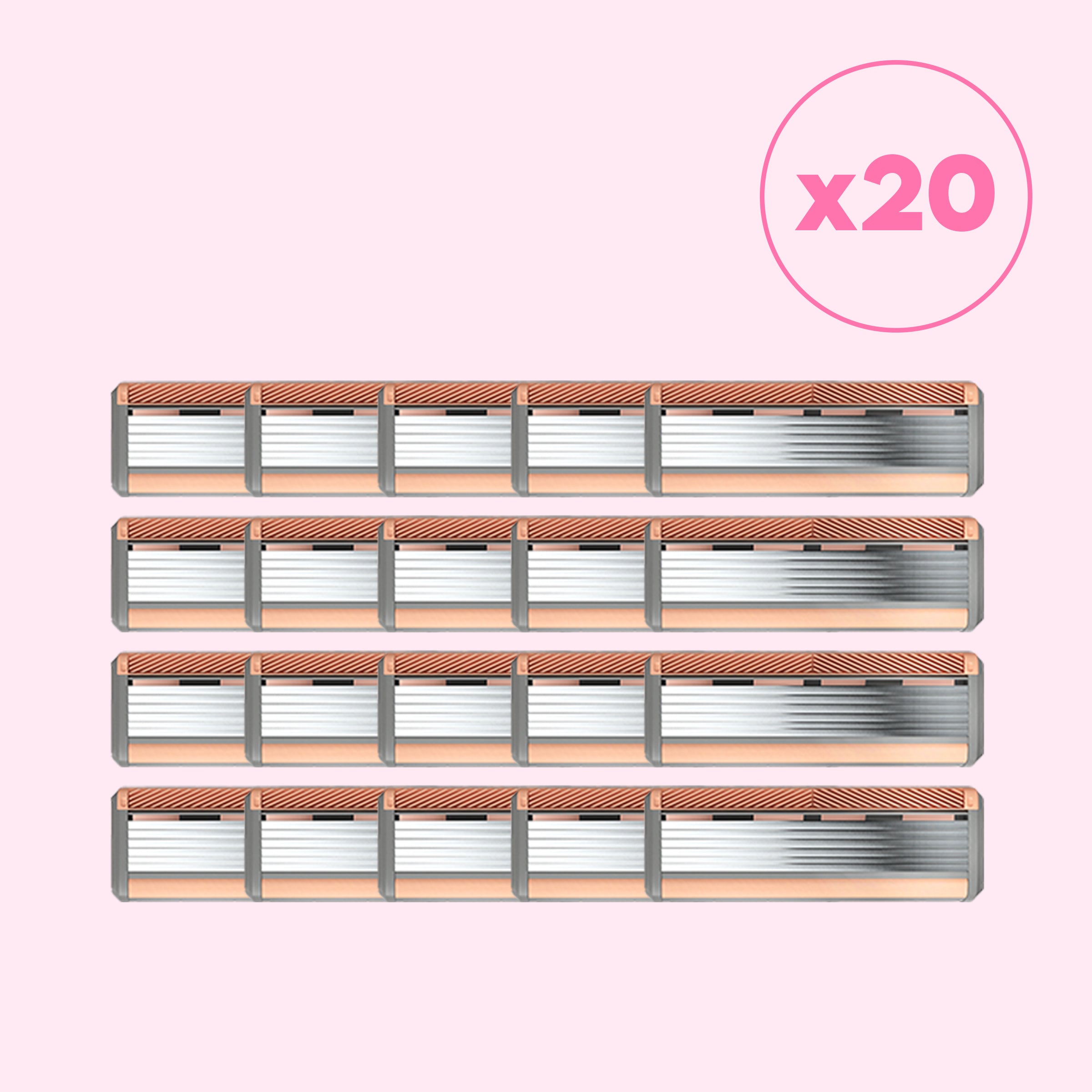 Premium SmoothGlide Refill Blades