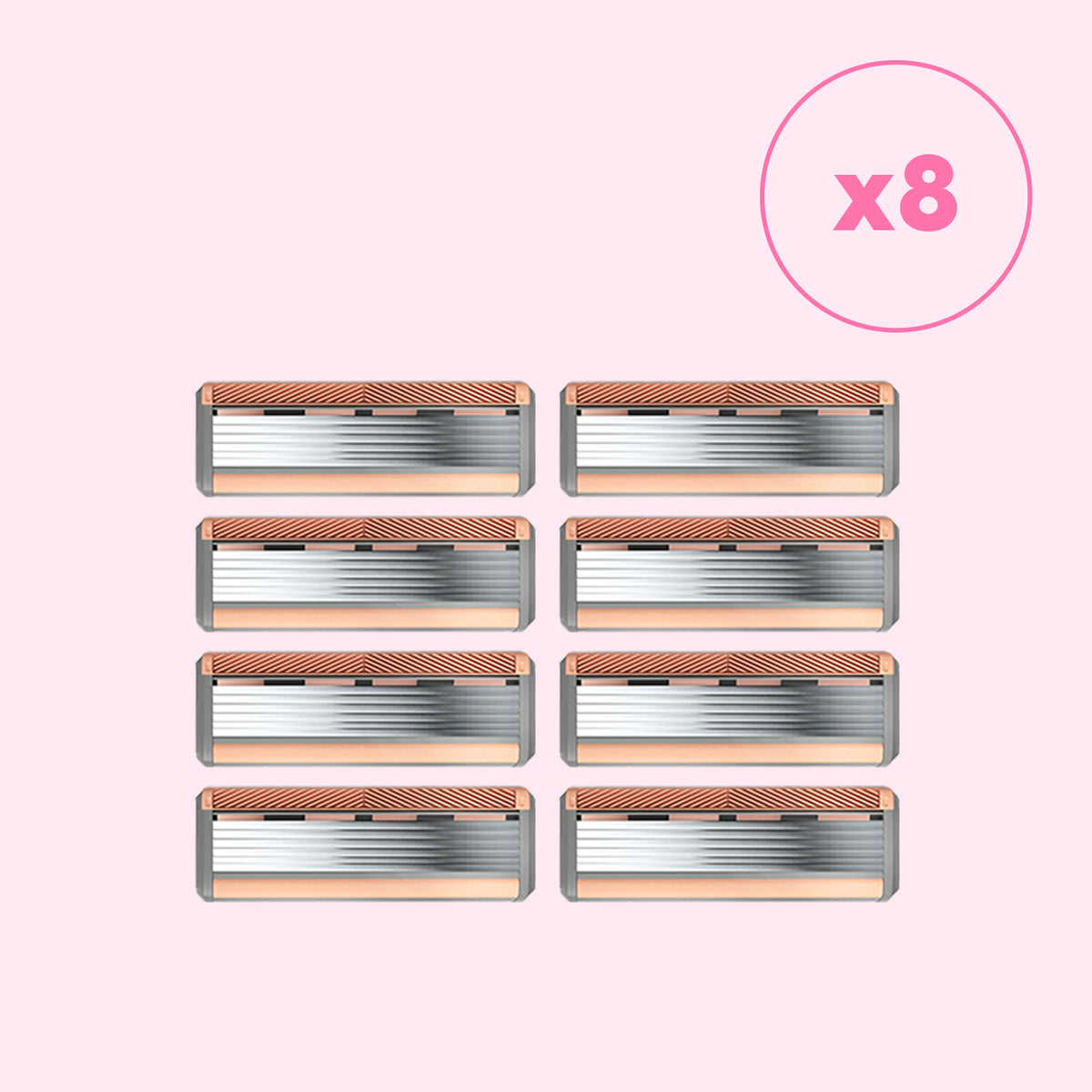8 Premium SmoothGlide Blades
